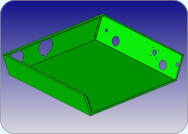 Cleaned up model for Unfolding to flat, Create Shop Drawings